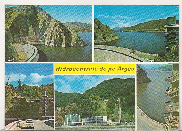 bnk cp Hidrocentrala de pe Arges - Vedere - necirculata