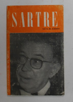 SARTRE par R.-M. ALBERES , 1972 foto