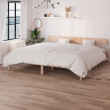 VidaXL Cadru de pat, 200x200 cm, lemn masiv de pin
