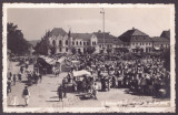 3768 - SEBES ALBA, Market, Romania - old postcard, real Photo - unused, Necirculata, Fotografie