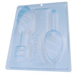 Cumpara ieftin Forma pentru ciocolata BWB 10228, plastic, silicon, transparent