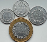 Set 4 monede Cambodgia 50, 100, 200, 500 Riels 1994 UNC - A025, Asia