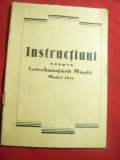 Instructiuni -Masca Model 1935 , 15 pag. ,cu 7 fig.