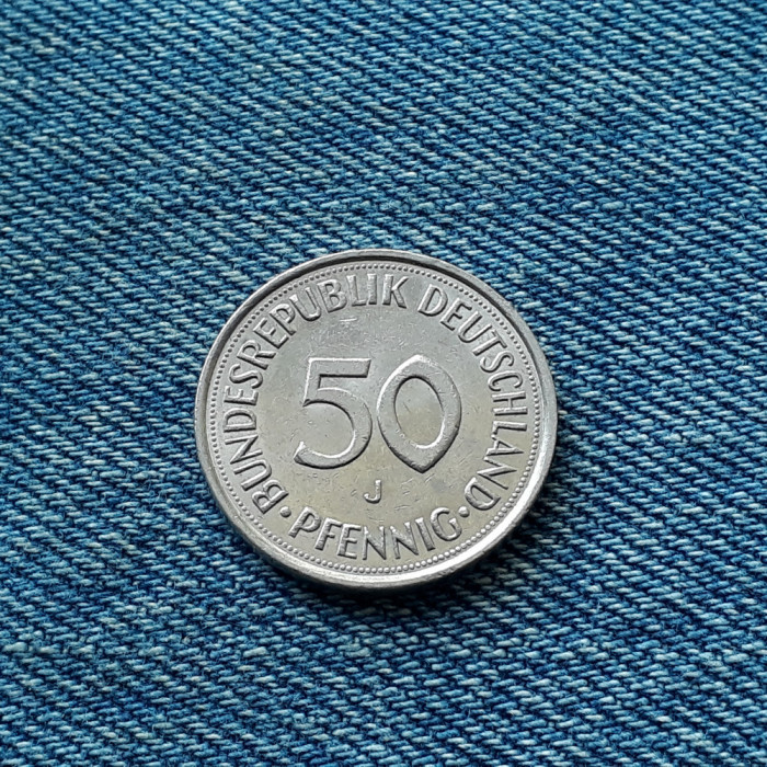 3m - 50 Pfennig 1991 J Germania RFG
