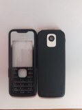 Carcasa Fata Completa Nokia 7210 Slide Neagra + Geam + Taste Compatibila