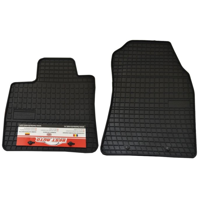 Set covorase auto din cauciuc Ford Courier 2014-, presuri , negre , 2 buc. Set covorase auto din cauciuc Ford Courier 2014-, presuri , negre , 2 buc.