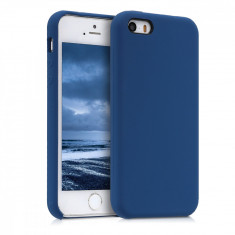 Husa pentru Apple iPhone 5 / iPhone 5s / iPhone SE, Silicon, Albastru, 42766.17