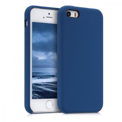 Husa pentru Apple iPhone 5 / iPhone 5s / iPhone SE, Silicon, Albastru, 42766.17 foto