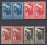 ROMANIA 1950 LP 268 - 2 ANI DE LA NATIONALIZARE PERECHE SERII MNH, Nestampilat