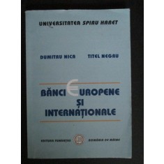 Banci europene si internationale-Dumitru Nica, Titel Negru