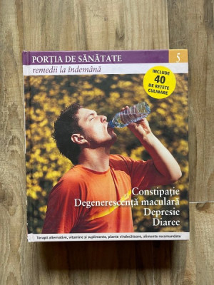 Revista Portia de Sanatate nr 5, constipatie, degenerescenta maculara, depresie, diaree foto