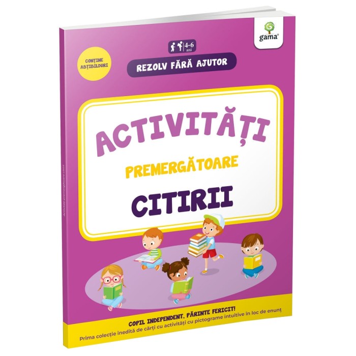 Activit. premergatoare citirii 4-5 ani/Rezolv fara ajutor!