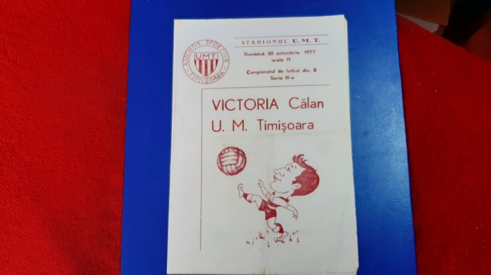 program UM Timisoara - Victoria Calan