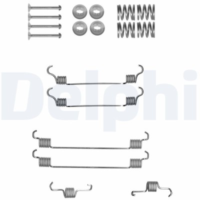 DELPHI LY1321 Set accesorii, sabot de frana foto