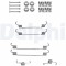 DELPHI LY1321 Set accesorii, sabot de frana
