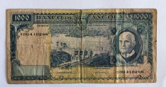 Angola 1000 escudos 1962 Americo Tomas foto