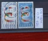 TS21 - Timbre serie Italia 1957 Mi992-994