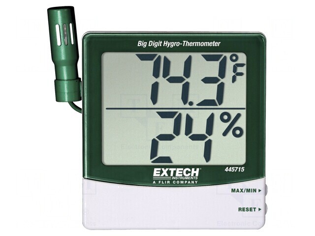 Termohigrometru Digital -10&divide;60&deg;C 10&divide;99%RH Acuratețe &plusmn;1&deg;C