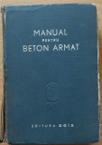 Manual pentru beton armat, editura AGIR, Bucuresti 1947, Cristea Niculescu
