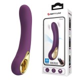 Vibrator Punctul G Ethan +App, Mov, 20 cm, Pretty Love