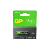 Set de 4 baterii alcaline GP Ultra Plus G-TECH LR03 / AAA
