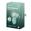 Exciterrr Mint - Stimulator Clitoris cu Vibrații și Minge Rotativă, Orion