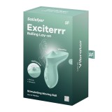Exciterrr Mint - Stimulator Clitoris cu Vibrații și Minge Rotativă