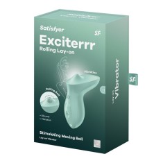 Exciterrr Mint - Stimulator Clitoris cu Vibrații și Minge Rotativă