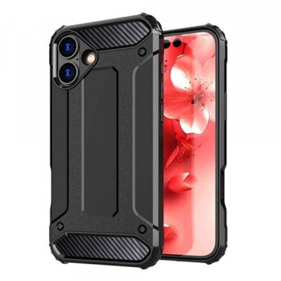 Husa pentru Apple iPhone 16 Plus, Techsuit, Hybrid Armor, Neagra foto