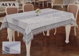 Fata de Masa Dantela Lux 180x220 cm, Broderie Eleganta, Cutie Cadou Premium, Decor Festiv