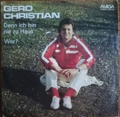 Disc Vinil 7# -Gerd Christian &amp;lrm;&amp;ndash; AMIGA &amp;lrm;&amp;ndash; 4 56 512 foto