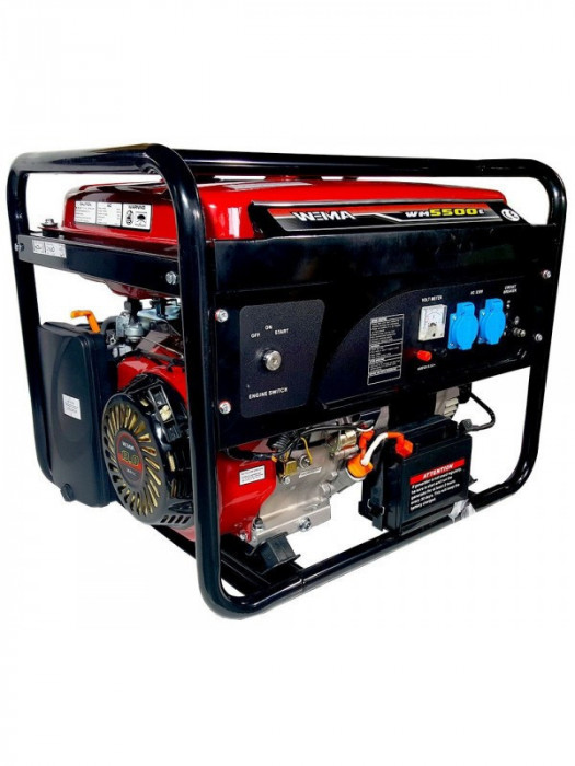 Generator curent electric Weima WM5500 5500 W 13 CP pornire la cheie