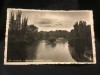 Carte postala circulata - Craiova / Parcul Romanescu Lacul anii 40 fotofilm Cluj, Fotografie
