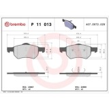 Placute frana Chrysler Voyager / Grand Voyager 3 (Gs Ns), Voyager 3 Van (Gs), Voyager 4 (Rg Rs), Voyager 4 Van (S), Fata, Brembo