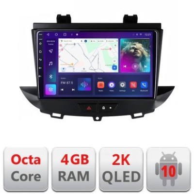 Navigatie Opel Grandland X Crossland X 2016-2020 QLED 2K Octa core 4+32 DSP 360 Optic FHD internet gps radio carplay android auto Kit-+EDT-E409-2K Car foto