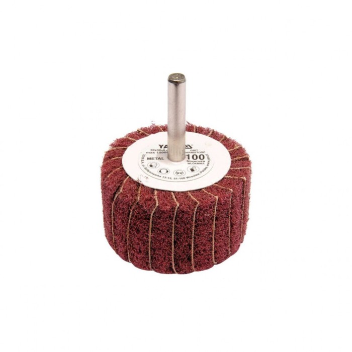 Perie abrazivă circulară cu tijă 50 x 30 x 6 mm granulație 60 Yato YT-83390