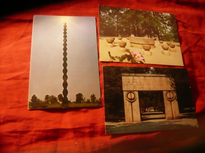 3 Ilustrate Targu Jiu - 1973 , 1977 ,1979 ,- 2 sunt circulate