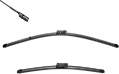 Set stergatoare auto Silencio Skoda Kodiaq, 03.2017-2024, montare fata, stanga+dreapta, 630+530 mm; fixare: OE Valeo; , VALEO