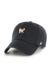 47 brand șapcă de baseball din bumbac Dog Base Runner Icon culoarea negru, uni, XX-BSRIC1411GWS-BKT
