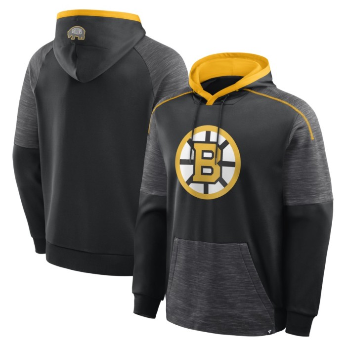Boston Bruins hanorac de bărbați cu glugă Goaltender - 3XL