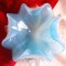 SCRUMIERA CRISTAL COLORAT STICLA DE MURANO 20 CM