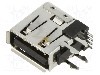 Conector USB A, versiune USB 2.0, in unghi 90&deg;, lateral, MOLEX - 67329-8020