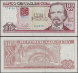 !!! CUBA - 100 PESOS 2019 - P 129 j - UNC / SERIA AM-07