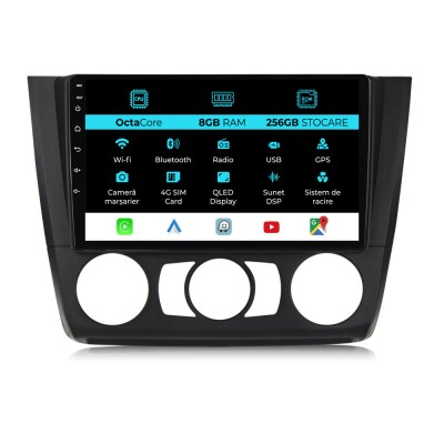 Navigatie Dedicata Bmw Seria 1 E82 E88 E81 E87 (2004-2011), 9Inch, 8Gb Ram, 256Gb Stocare, CarPlay foto