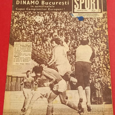 Revista SPORT nr.3/martie 1984 (Dinamo Bucuresti in semifinalele CCE)