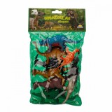 Set figurine dinozauri in punga mare, Crazoo, 9 buc