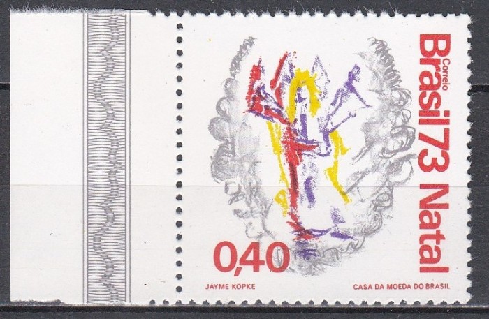 Brazilia 1973 - Crăciun, MNH