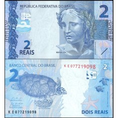Brazilia 2010 - 2 reais, necirculata