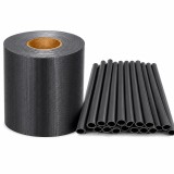 Banda opacizare gard, 19 cm x 35 metri, PVC, 450 g/mp, 20 clipsuri, gri antracit