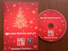 melodii pentru suflet sarbatori fericite USL cd disc selectii muzica pop usoara romaneasca VG+